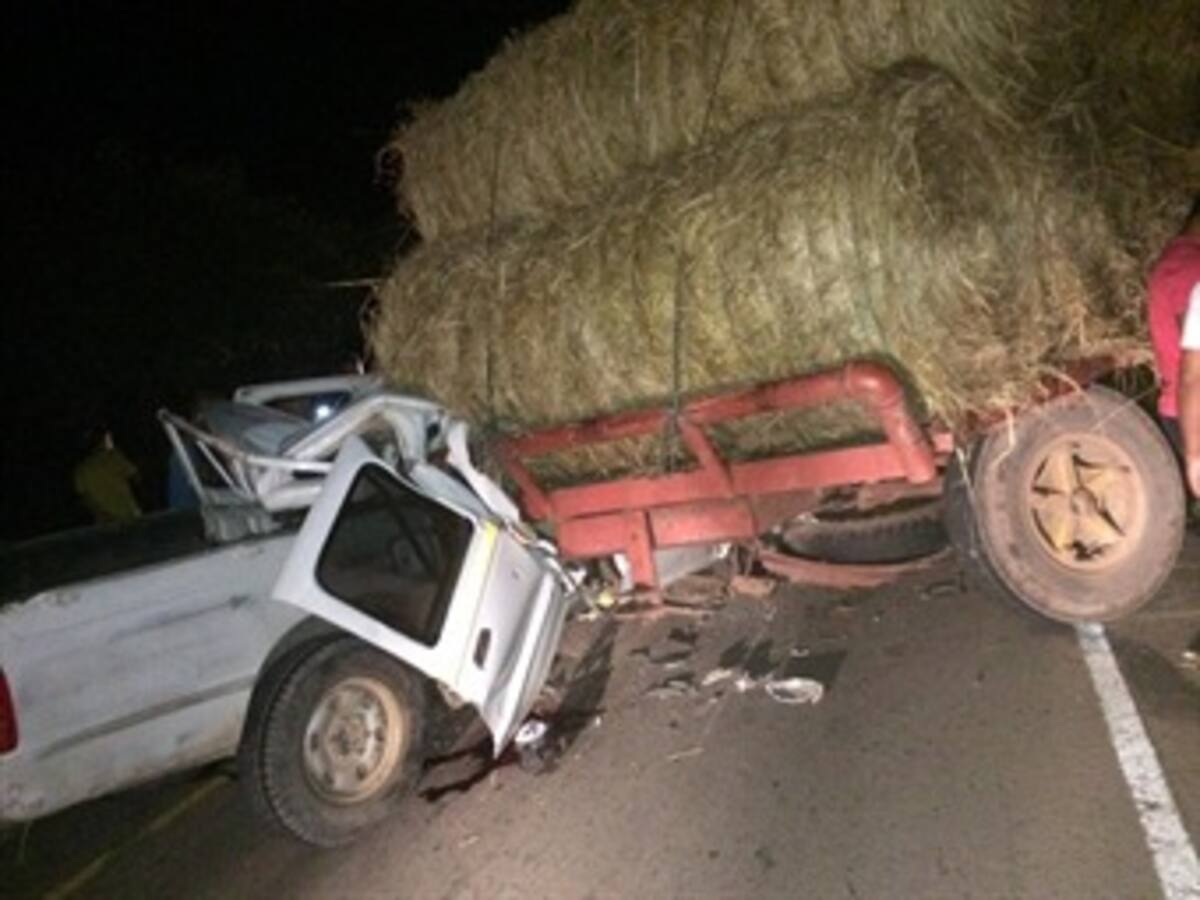 Mueren cuatro personas y dos resultan heridas en accidente en La Guajira