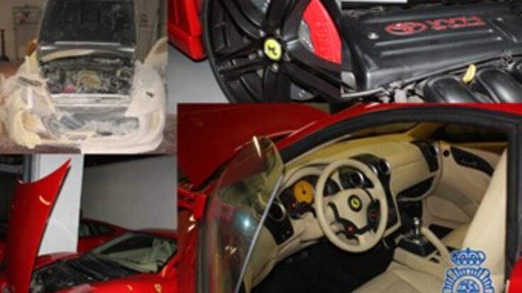 Desmantelan red que falsificaba automóviles Ferrari y Aston Martin