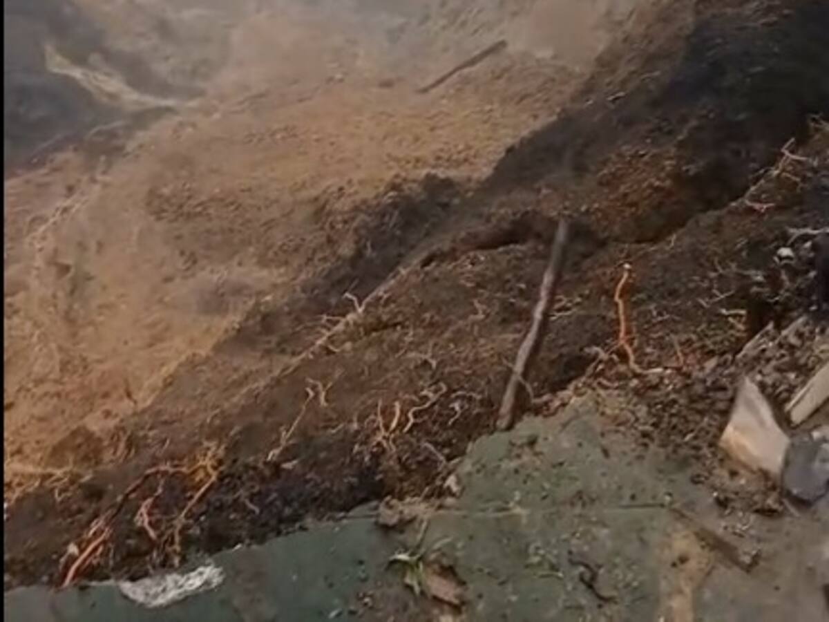 Hay alerta en Supía (Caldas) por posible caída de rocas sobre la vía nacional a Antioquia