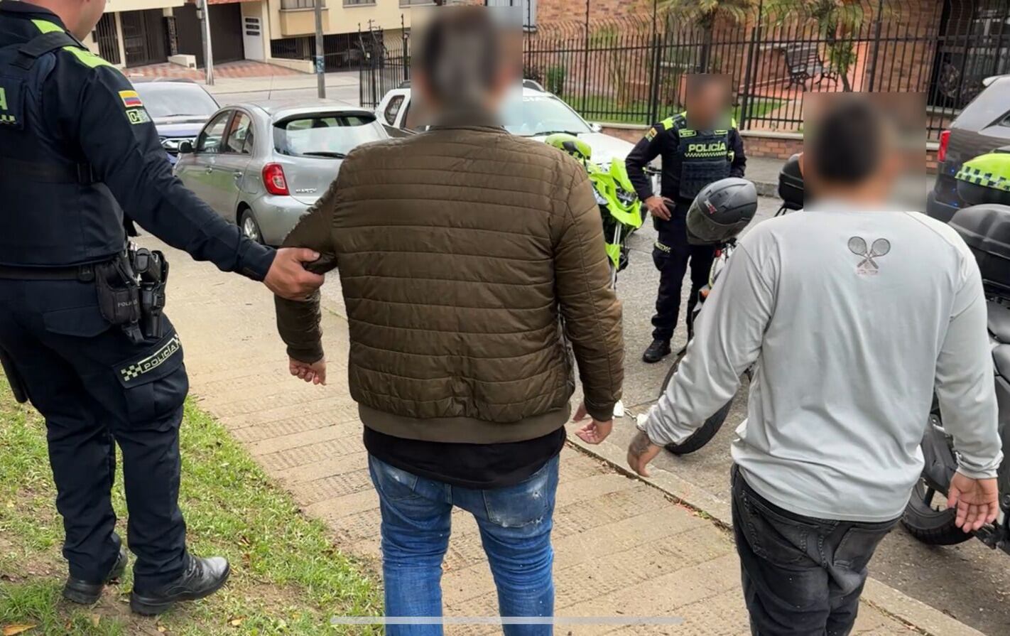 Capturados en el sector del barrio Palermo en Manizales