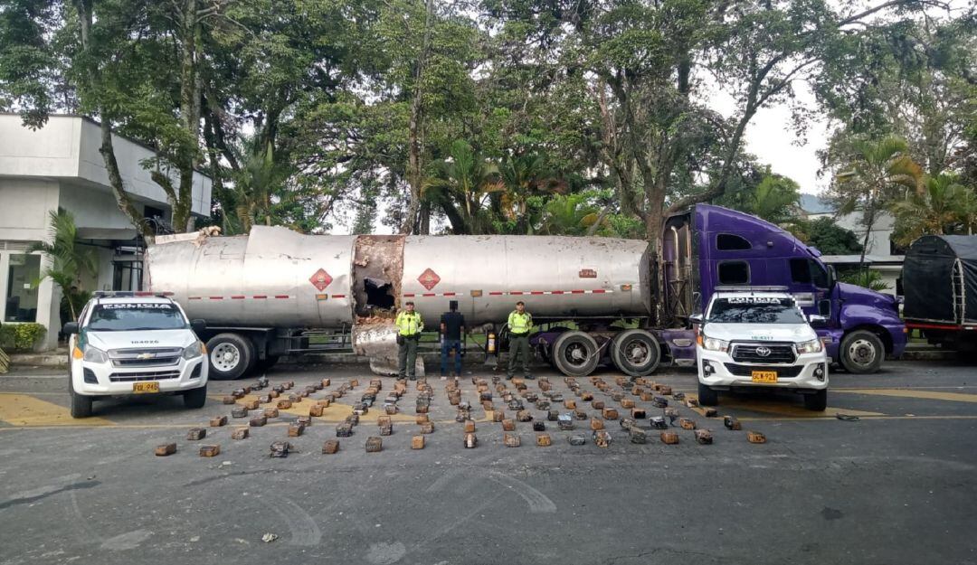 Incautación de marihuana en vías del Tolima