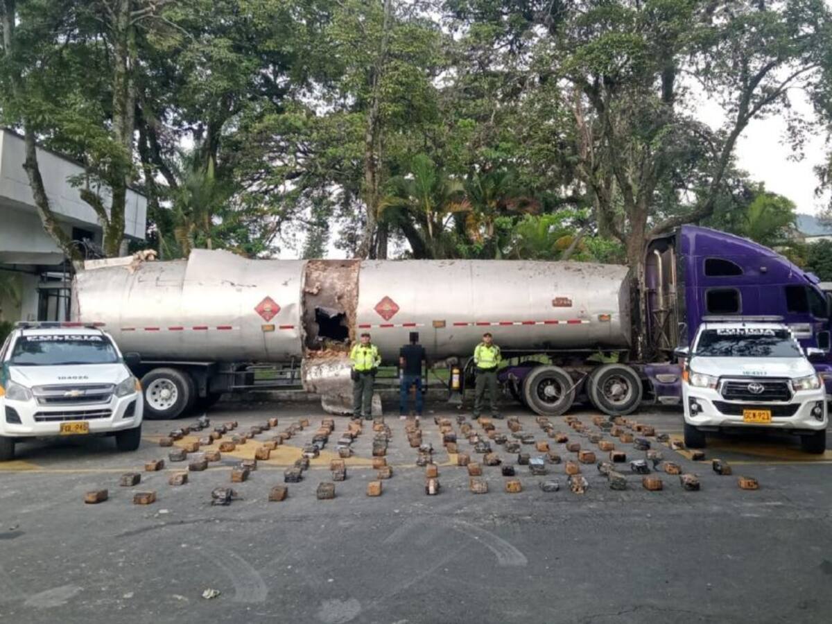 Incautan cargamento de marihuana en vías del Tolima