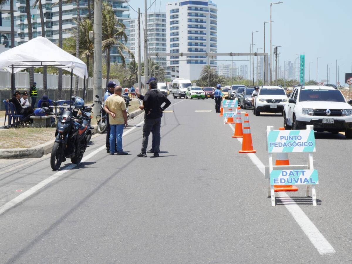Semana Santa con seguridad vial en Cartagena: siniestros fatales se redujeron en un 75%
