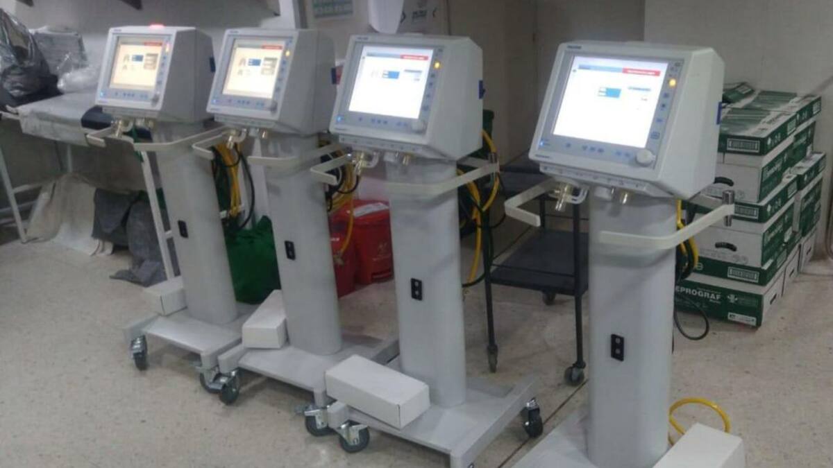 Clínicas de Pereira recibieron nuevos respiradores artificiales