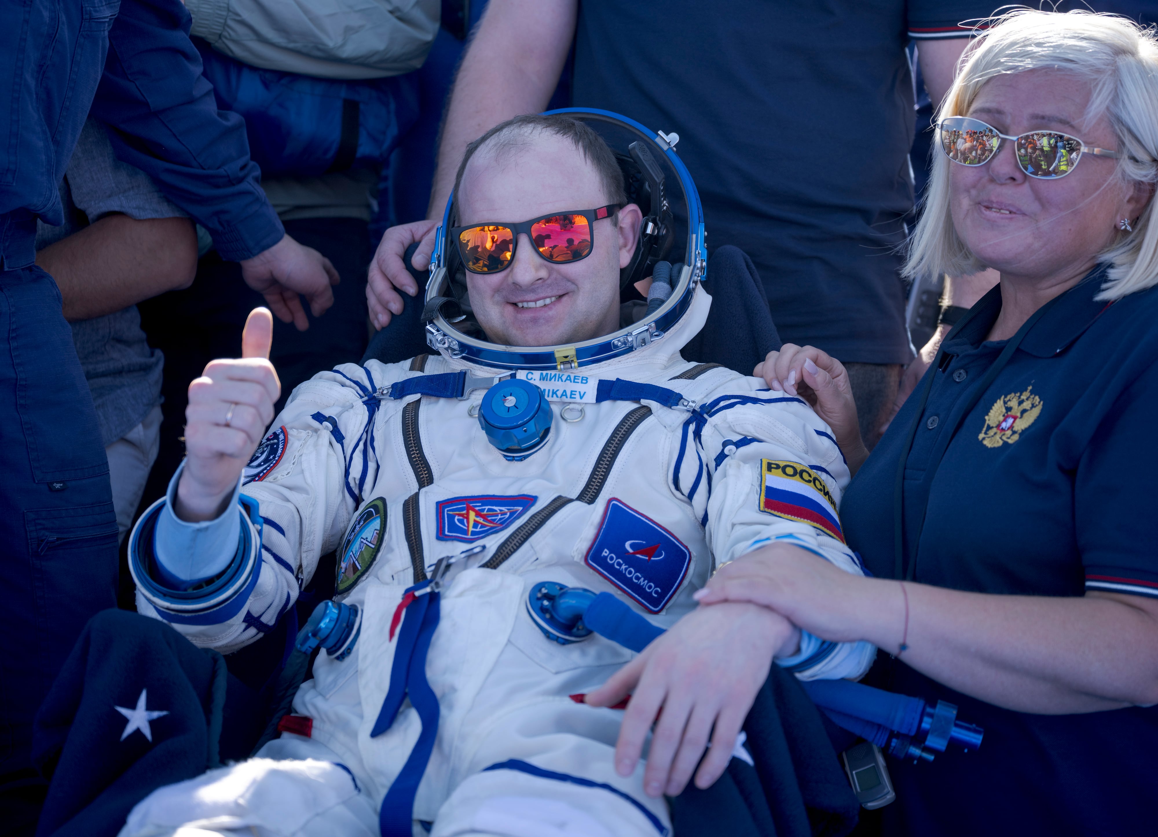 Tres astronautas de la Estación Espacial Internacional regresaron a la Tierra tras 8 meses. Fotos: Getty Images.