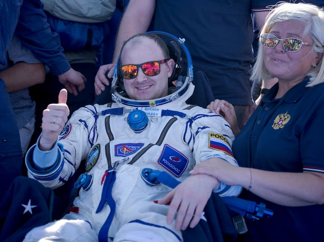 Tres astronautas de la Estación Espacial Internacional regresaron a la Tierra tras 8 meses. Fotos: Getty Images.