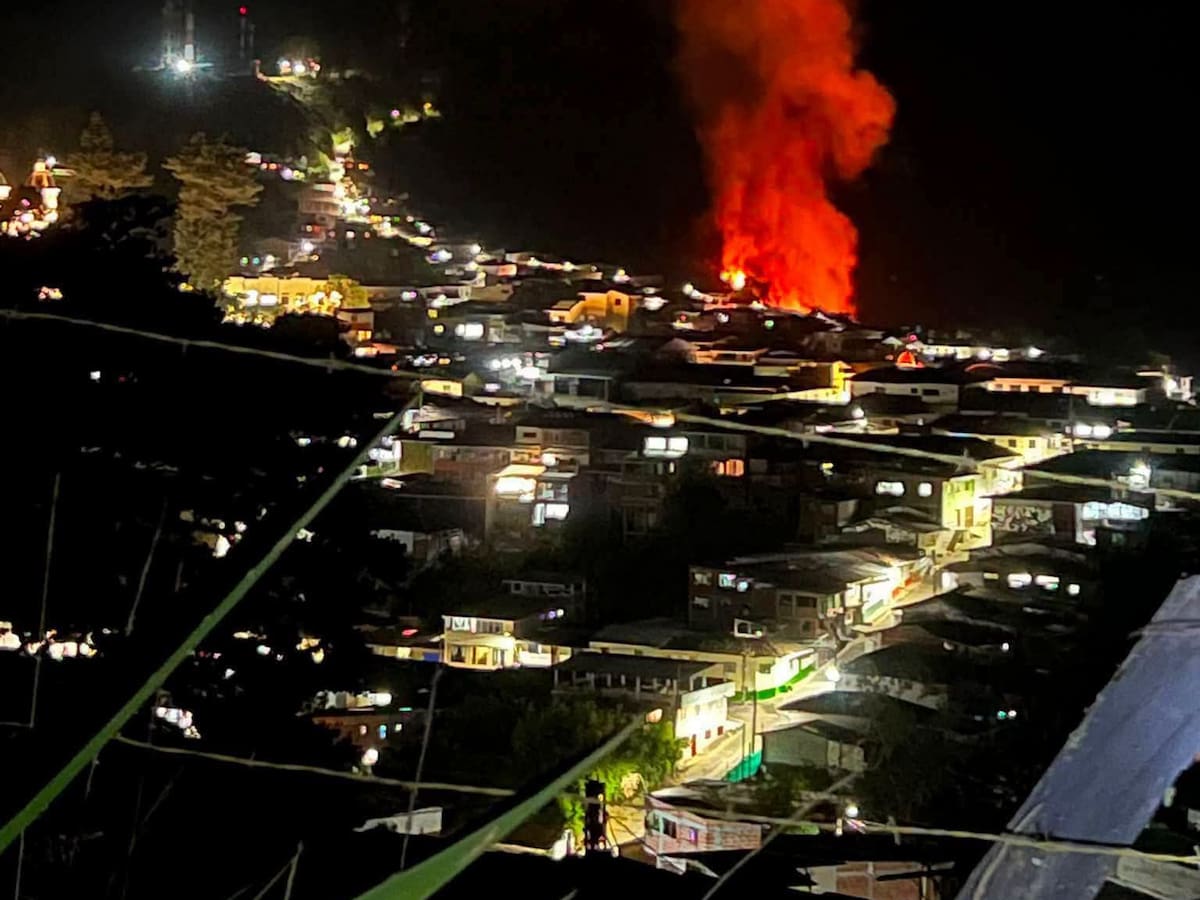Un adulto mayor murió en un incendio forestal en zona rural en Neira, Caldas