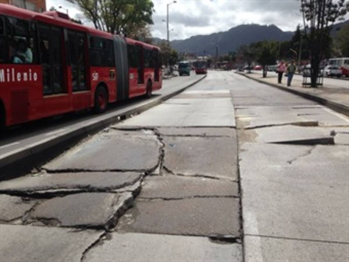 IDU comienza reparación de losas dañadas en la Avenida Caracas
