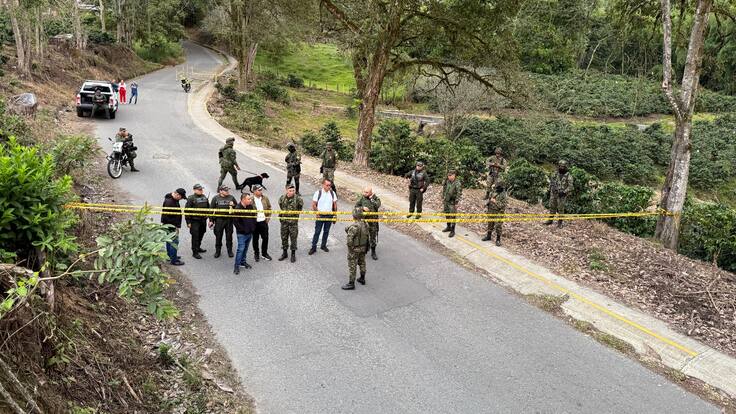 Informe sobre medidas en zona cordillerana del Quindío