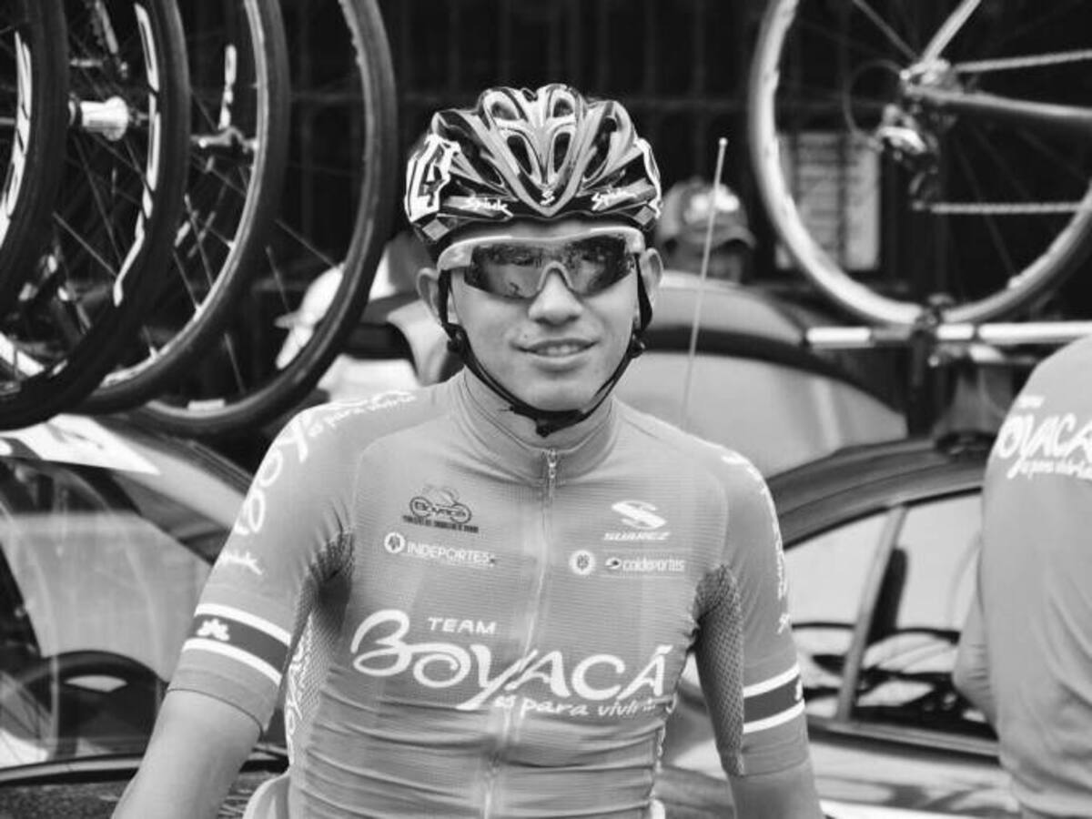 El ciclista Cristian Sierra murió en un accidente provocado en pleno entrenamiento en Boyacá