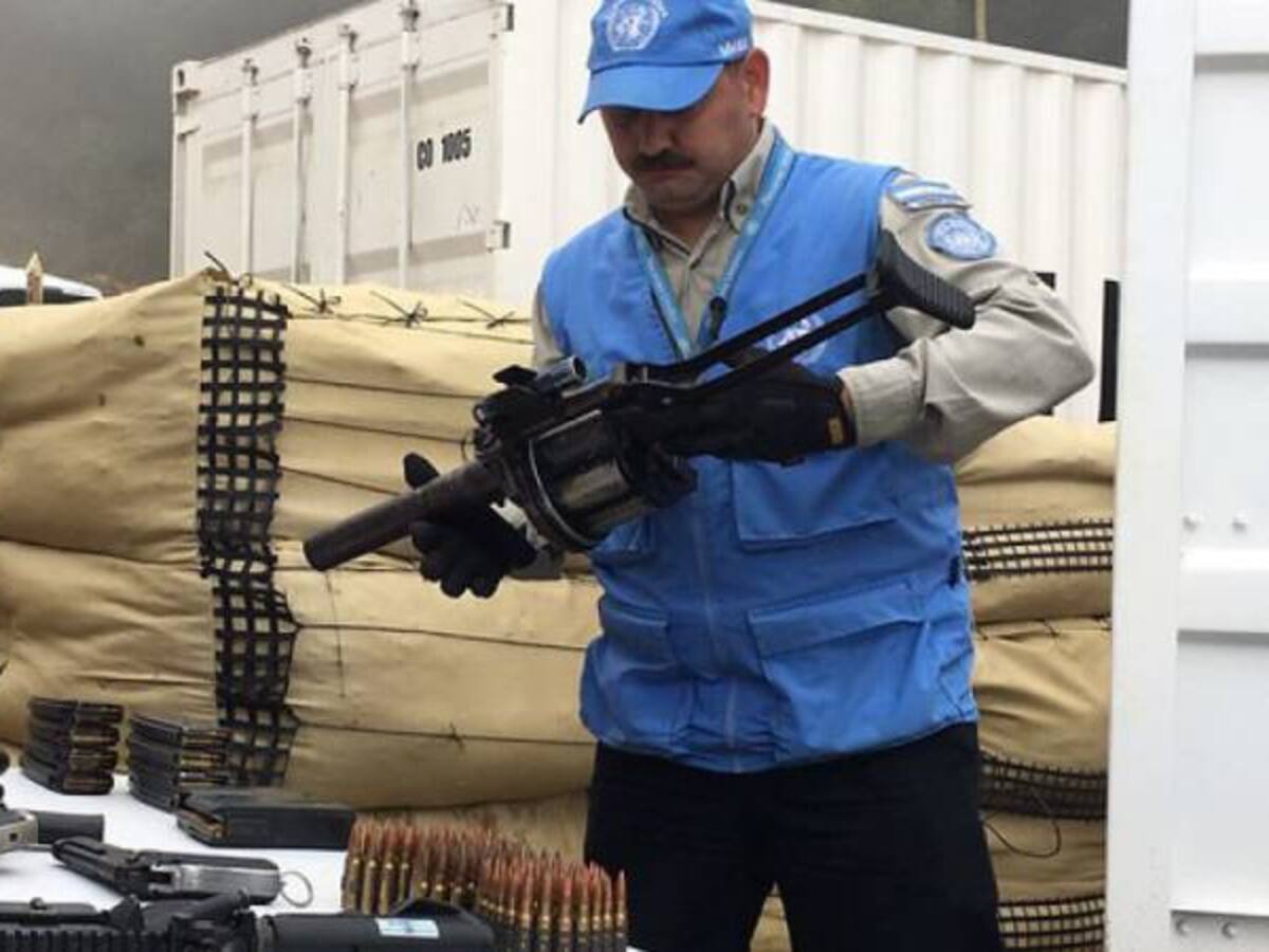 En julio estaría listo monumento con armas de las Farc en la ONU
