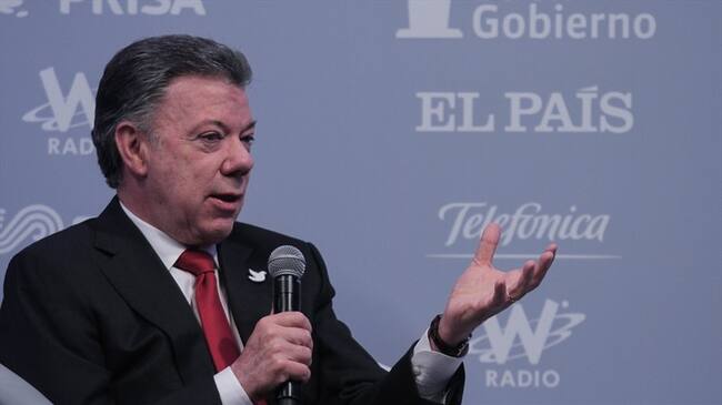 El presidente de la República, Juan Manuel Santos. Foto: Colprensa/Sofía Toscano