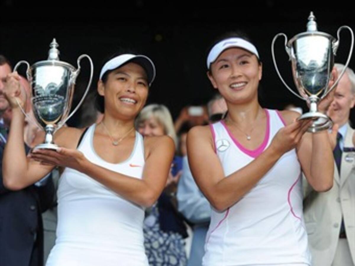 China y Taiwán, rivales en política, aliados exitosos en Wimbledon