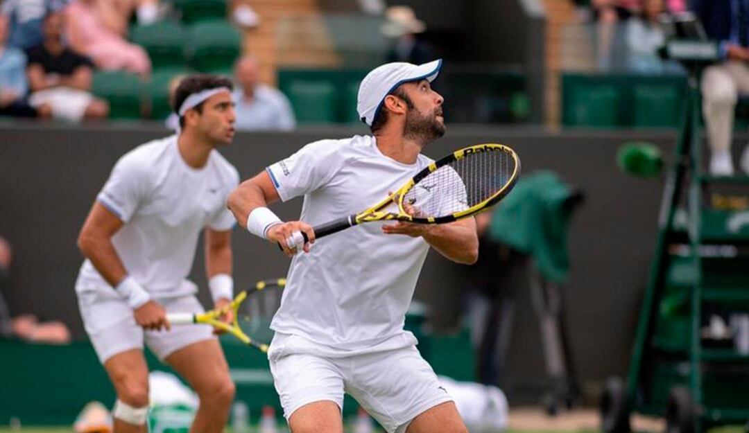 Juan Sebastián Cabal y Robert Farah en Wimbledon 2021