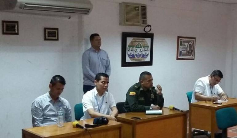 Consejo de Seguridad en Puerto Santander