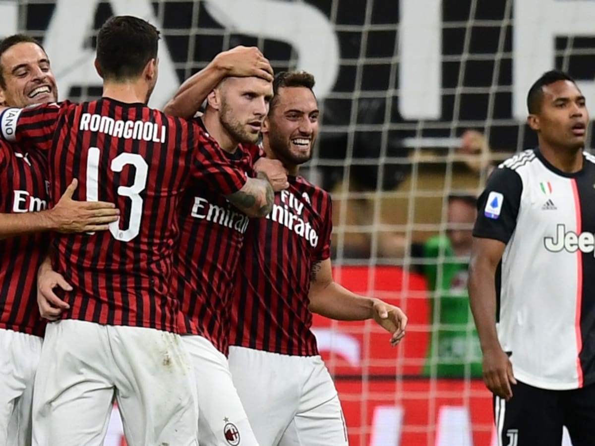 Milan venció a la Juventus en un partidazo lleno de goles