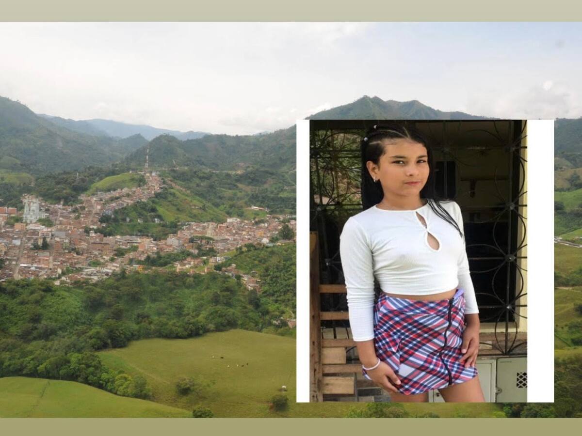 Siete días completó desaparecida una niña de doce años en Andes, Antioquia