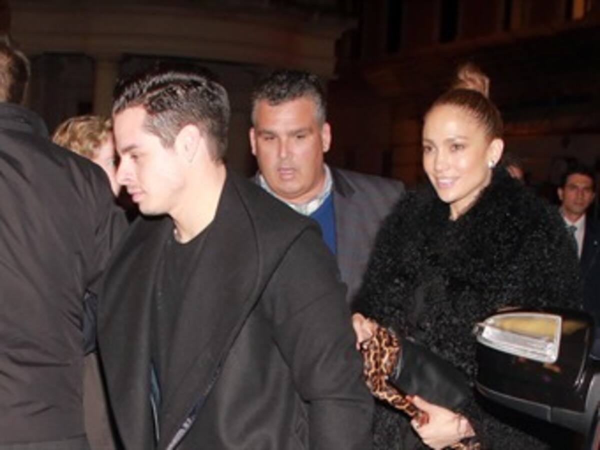 Jennifer Lopez y Casper Smart presumen de amor en Roma