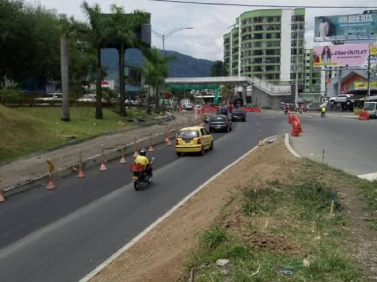Habilitaron segunda calzada de la vía La Popa, en el ingreso a Dosquebradas