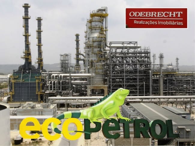 Empresario mencionado en caso Odebrecht compite por multimillonario contrato en Ecopetrol. De fonfo panorámica de la Refinería de Cartagena.