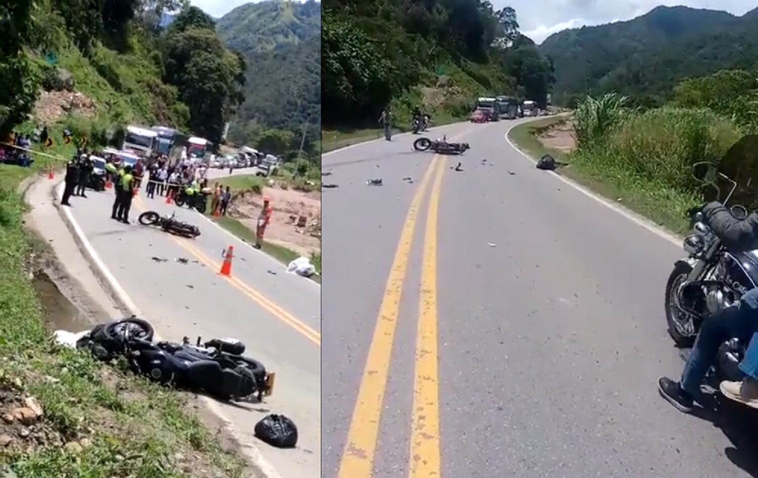 Accidente vía Cúcuta a Pamplona. / Foto: Archivo.