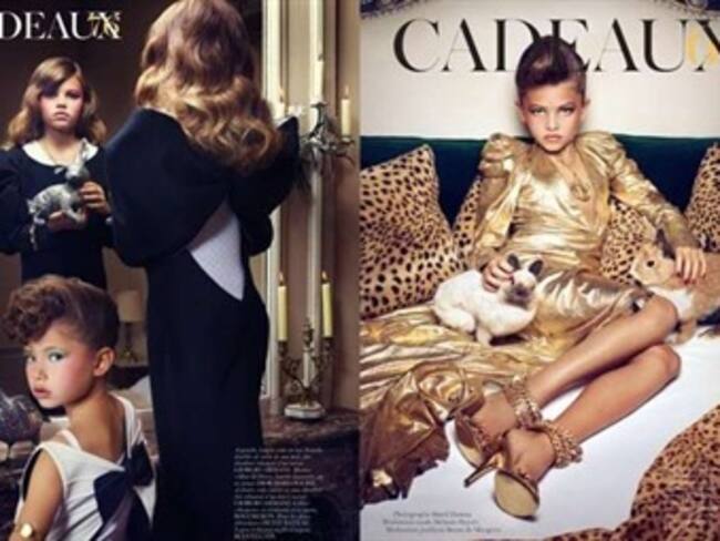 Escándalo por 'niñas modelos' en revista Vogue