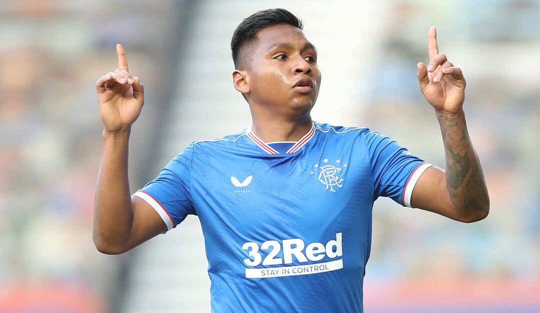 Alfredo Morelos, delantero del Rangers de Escocia
