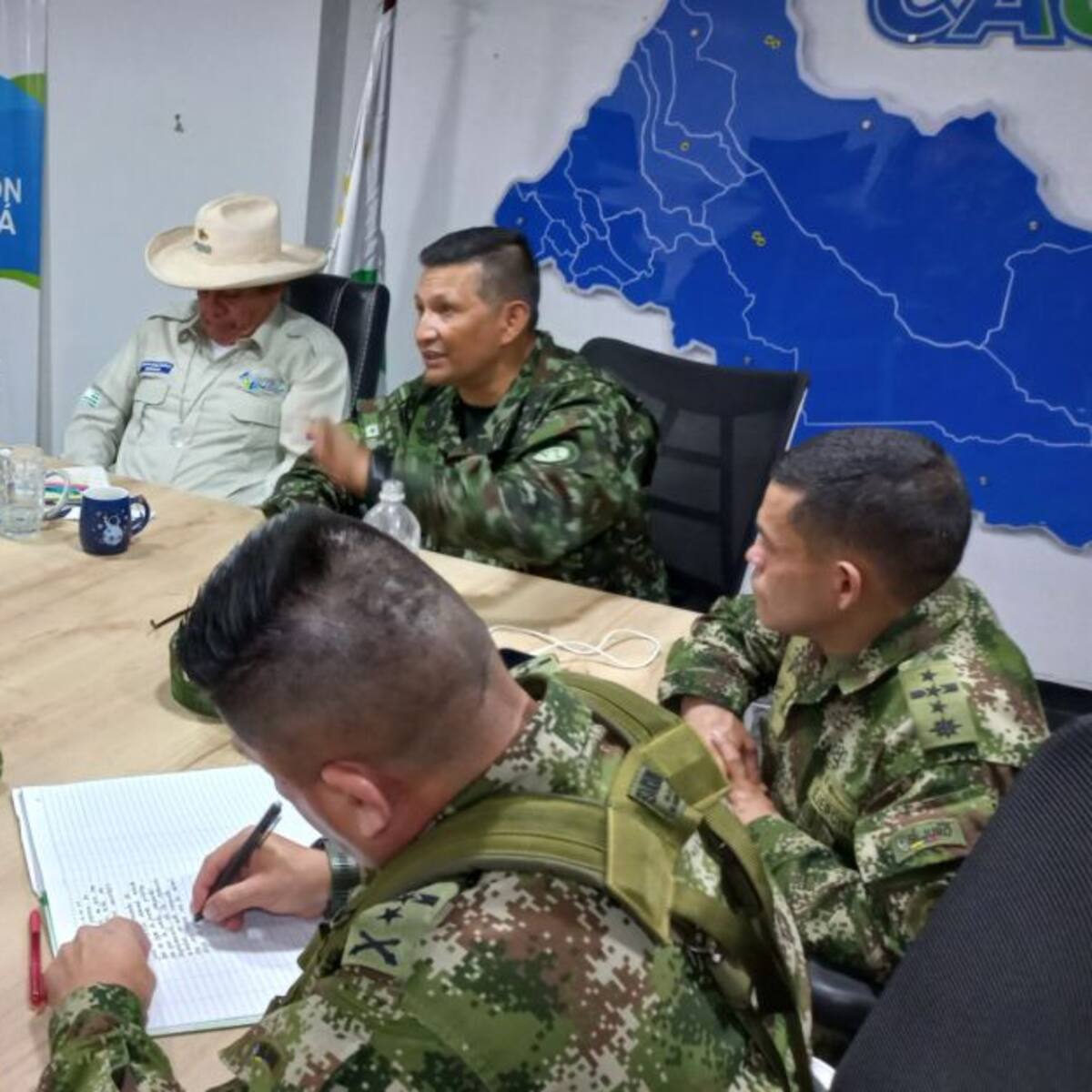 Analizan situación de orden público en El Paujil, Caquetá