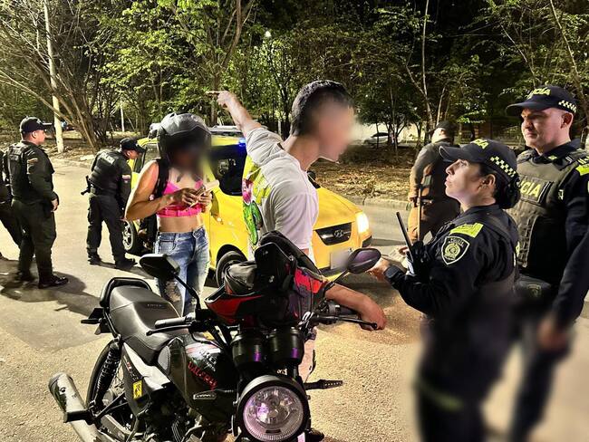 5 capturas por tráfico y porte de armas de fuego. Foto Policía Neiva.