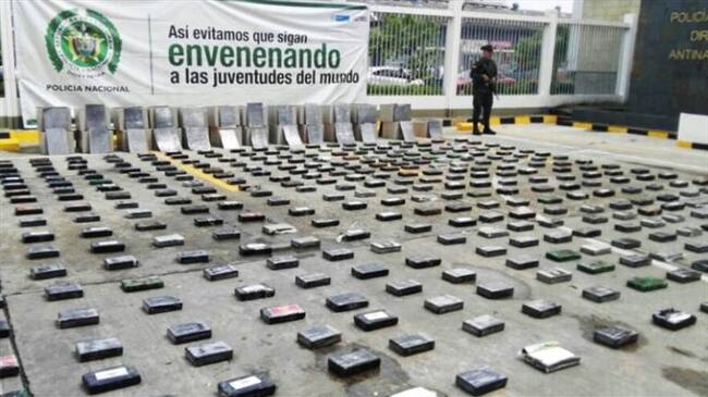 Incautan droga . Foto: Prensa policía Cartagena