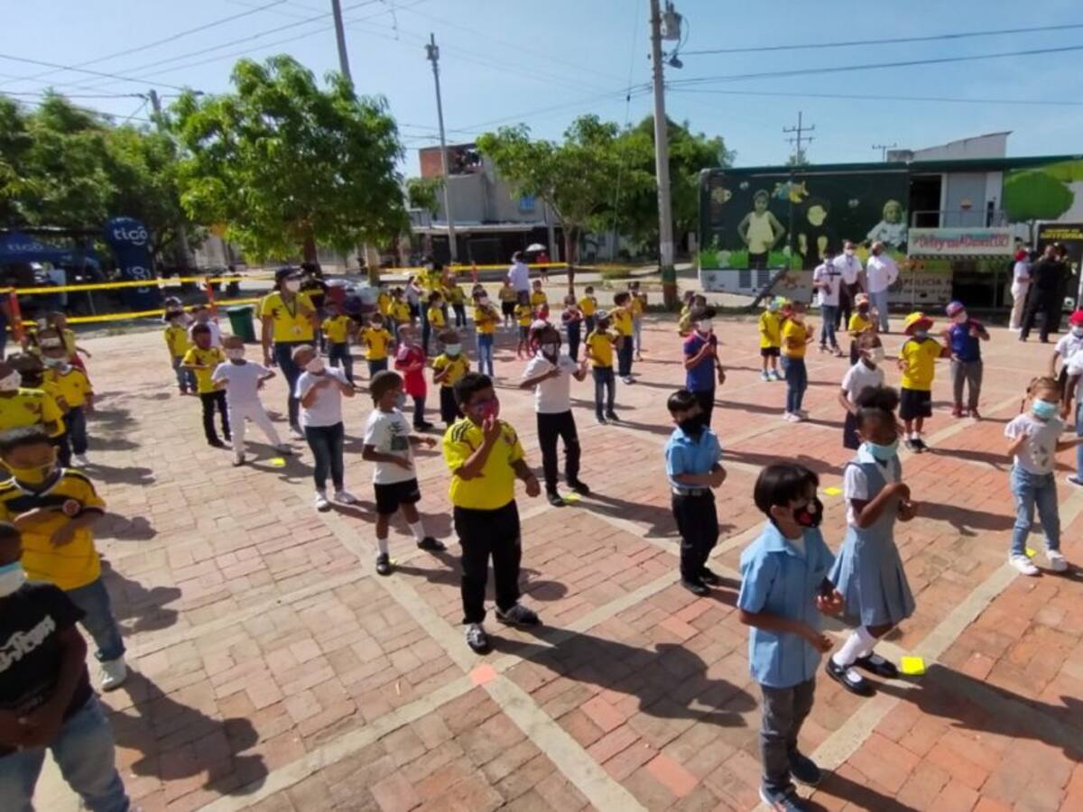 19 colegios oficiales de Cartagena han regresado a la presencialidad