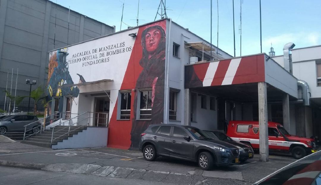 Sede principal del Cuerpo Oficial de Bomberos de Manizales.