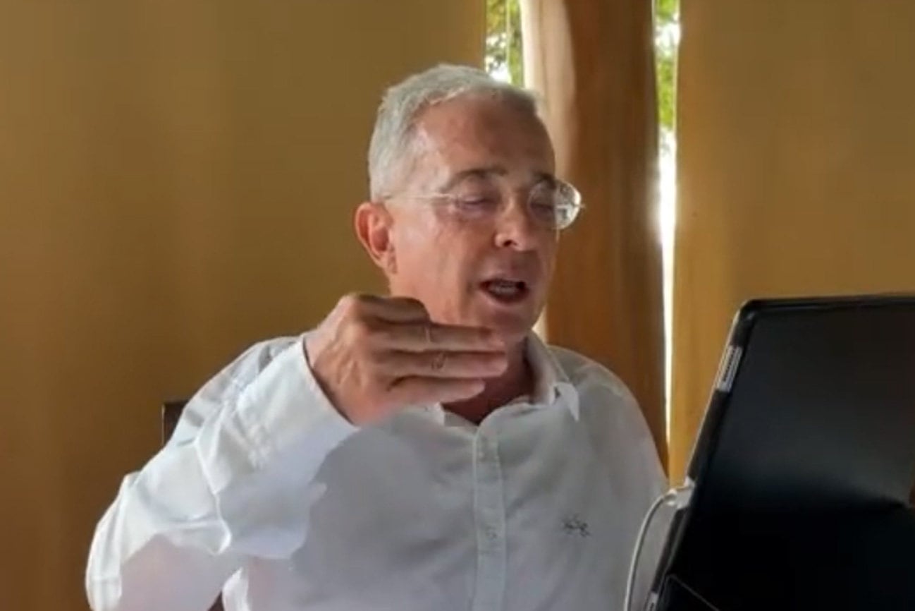 El expresidente Álvaro Uribe. EFE/Mauricio Dueñas Castañeda/MÁXIMA CALIDAD DISPONIBLE