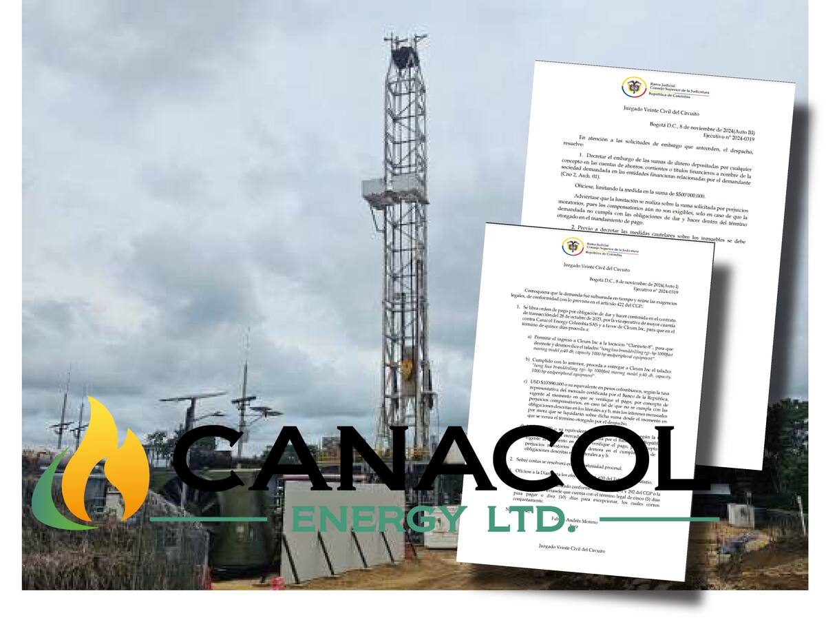 Juez ordena a CANACOL ENERGY pagar USD $10 millones por caso relacionado con PETROPOLAR