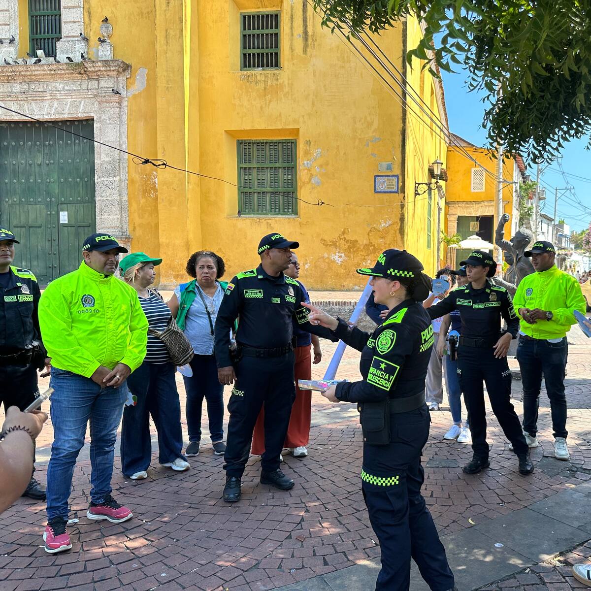 Policía de Cartagena lideró jornada de prevención y sensibilización contra trata de personas