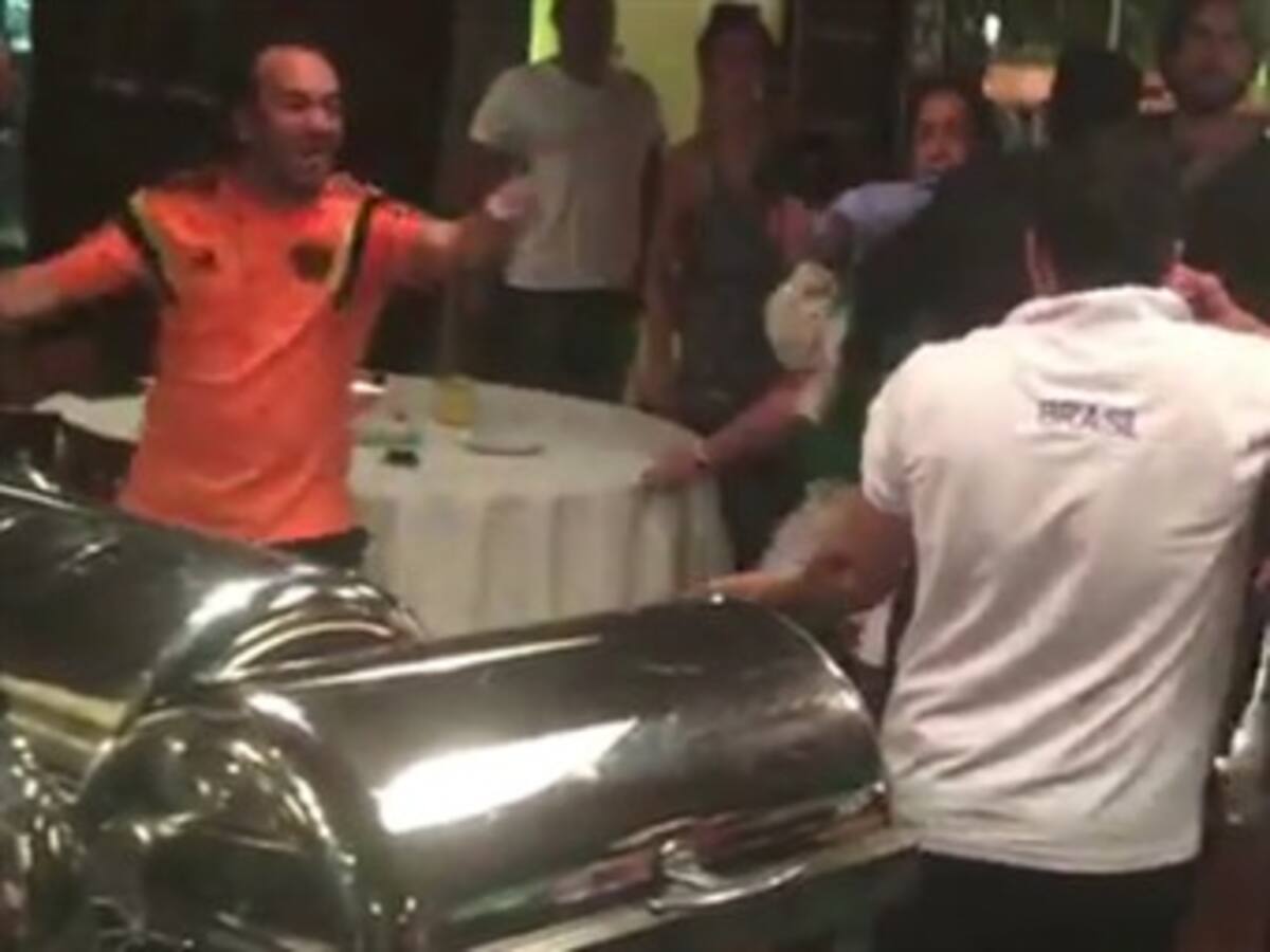 Famosos colombianos protagonizan gresca en un restaurante en Brasil