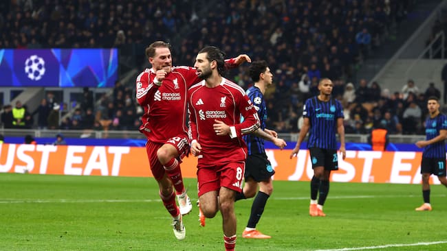 Champions HOY: Inter 0-1 Liverpool, resumen y mejores acciones del partido