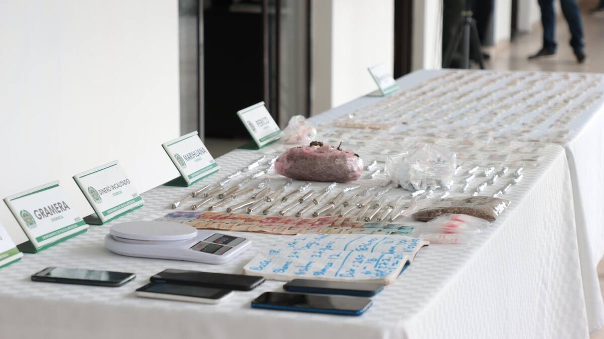 Operativos en Antioquia dejan a 23 capturados y más de mil dosis de drogas incautadas