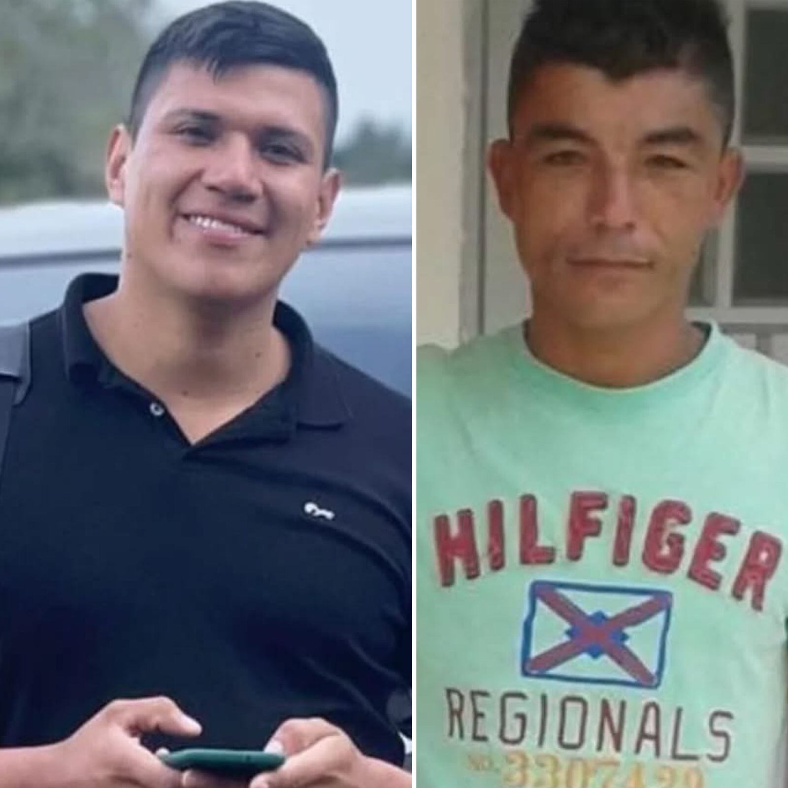 Nicolás (a la izquierda) y José Euclides no pudieron salvarse de un derrumbe dentro de la mina. Foto | Caracol Radio