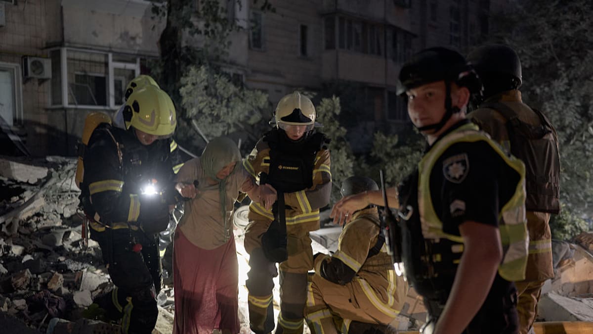 Bombardeos rusos contra Kiev dejaron más de 40 muertos, confirmó el gobierno de Ucrania