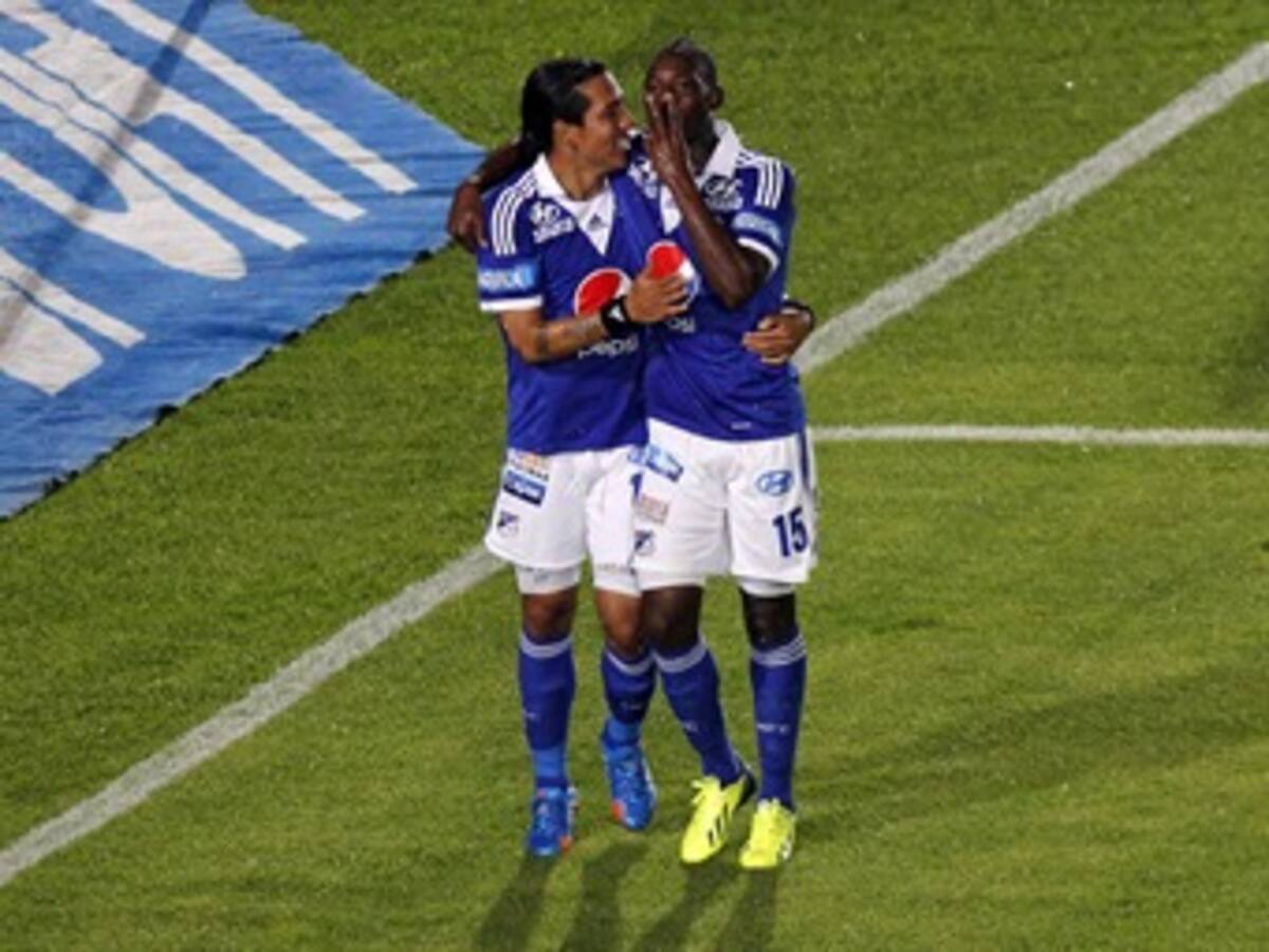 Millonarios alcanzó su primer triunfo en el cuadrangular, ante Pasto