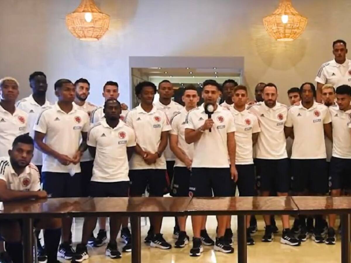 Los jugadores de la Selección enviaron una voz de aliento para Egan Bernal
