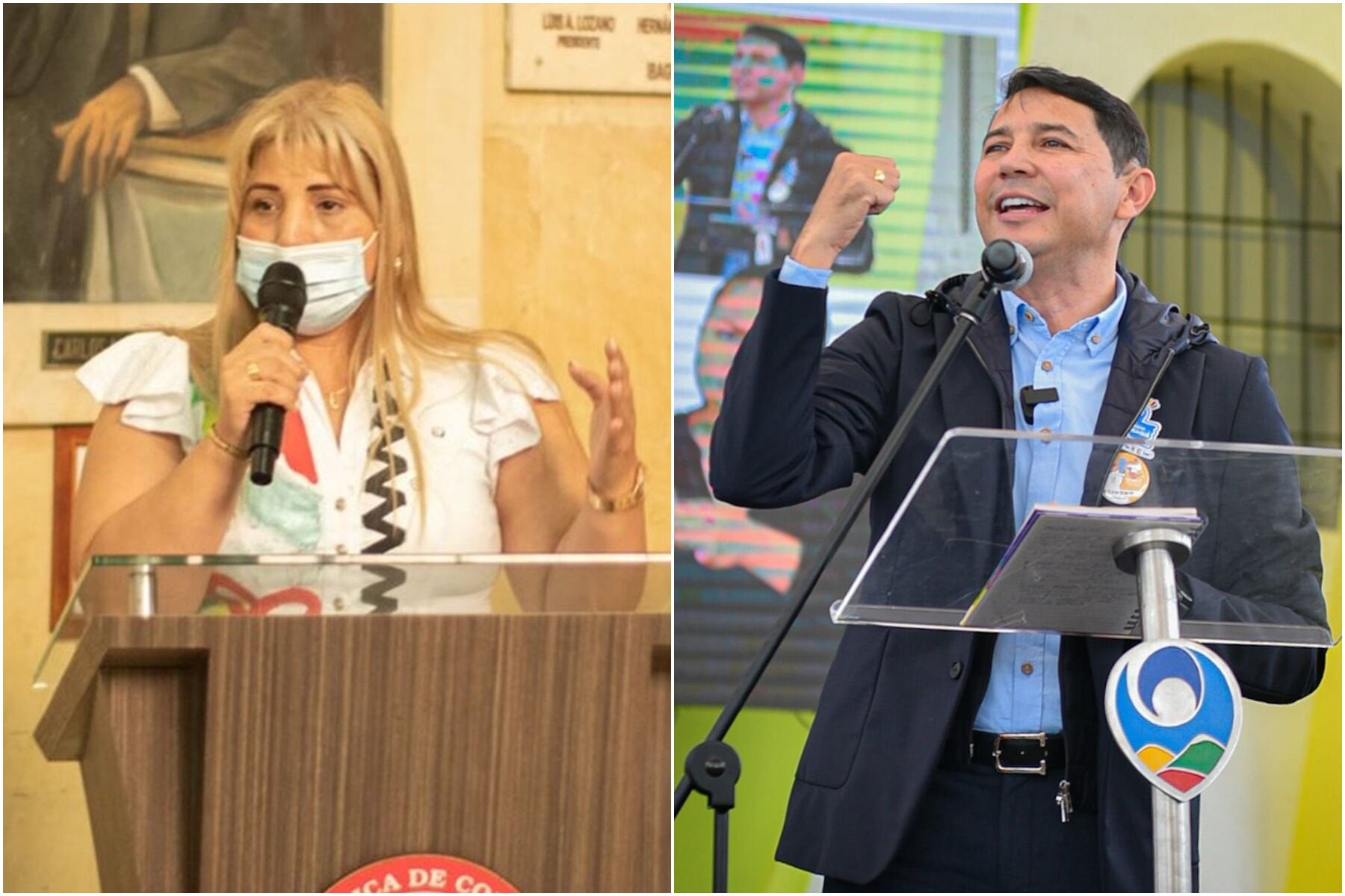 Contralora y alcalde de Ibagué