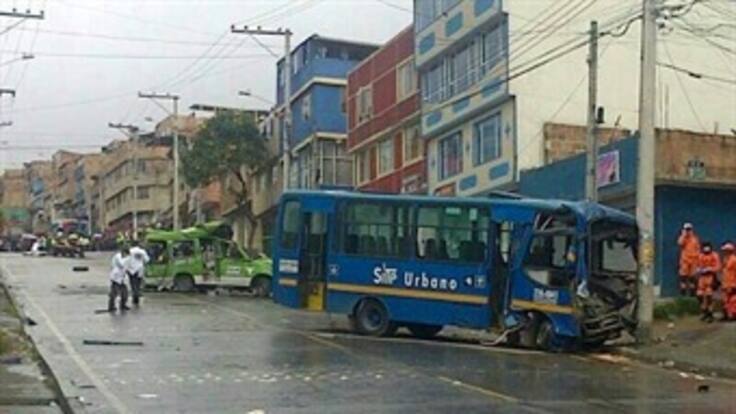 Tres muertos y 10 heridos deja accidente de bus del SITP en el sur de Bogotá