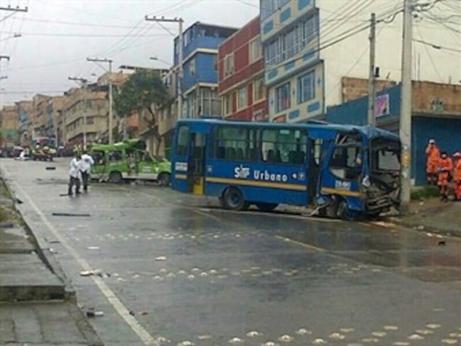 Tres muertos y 10 heridos deja accidente de bus del SITP en el sur de Bogotá