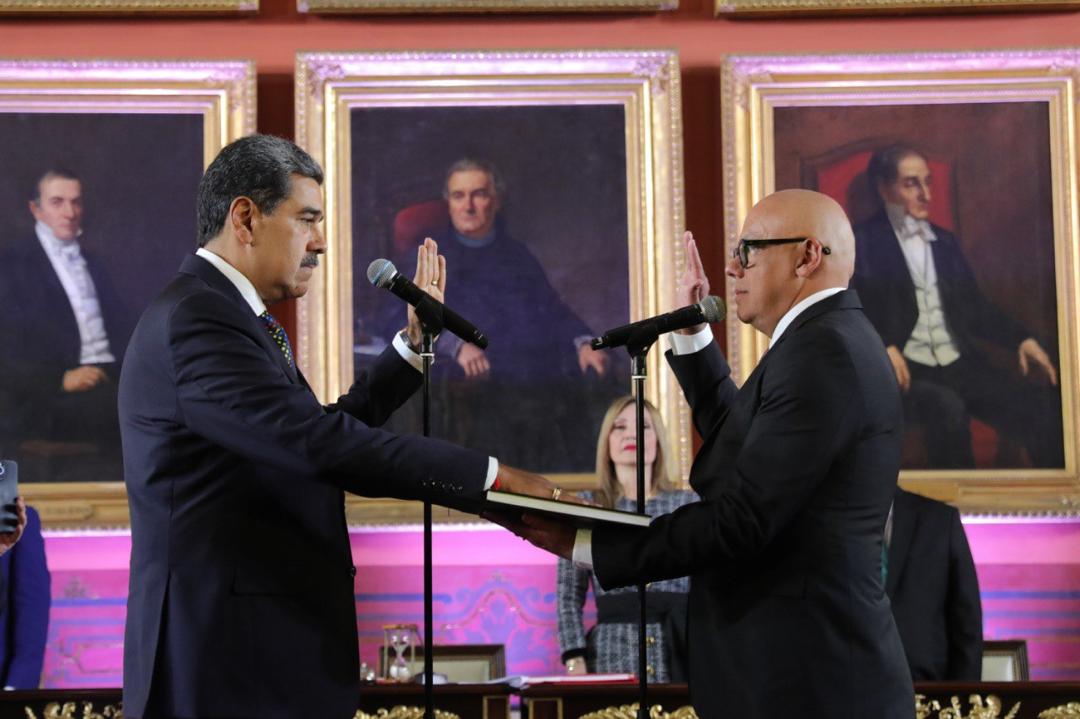 Nicolás Maduro en su posesión - Cortesía Prensa Presidencial de Venezuela