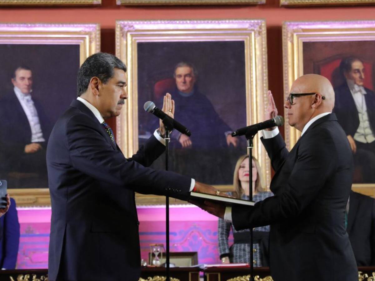 Juro con el compromiso de lucha de estos años: Así fue el discurso de Nicolás Maduro en su posesión