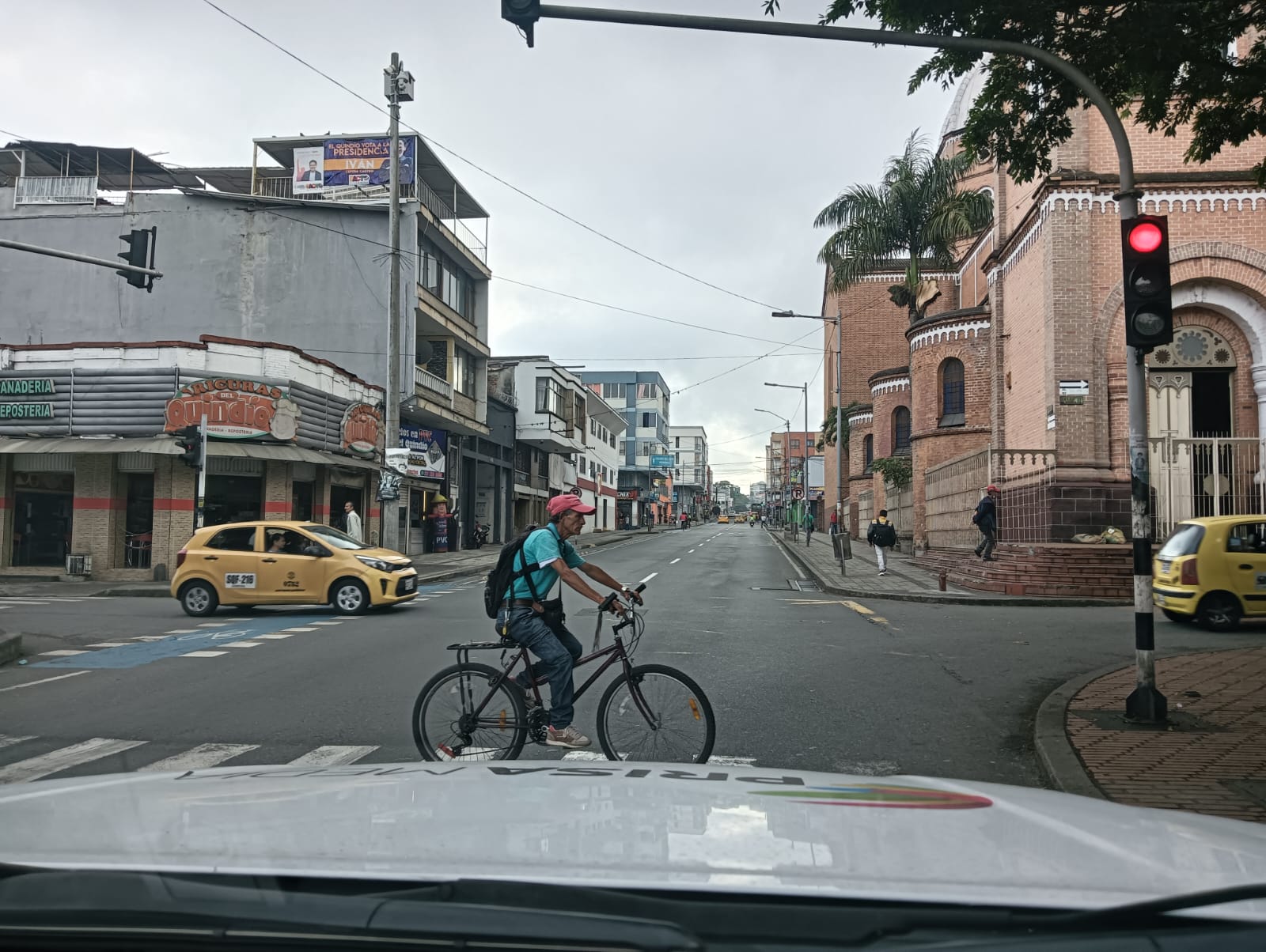 Armenia vivió el día sin carro y sin moto. los ciudadanos aprovecharon para movilizarse en bicicleta. Foto: Adrián Trejos