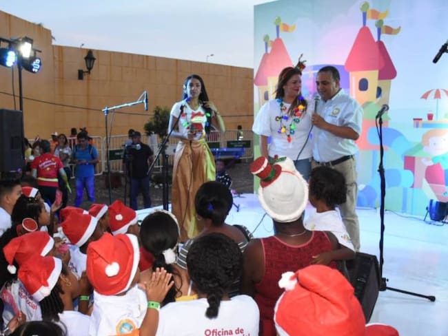 Gestora Social del distrito celebró la navidad con los niños de Cartagena