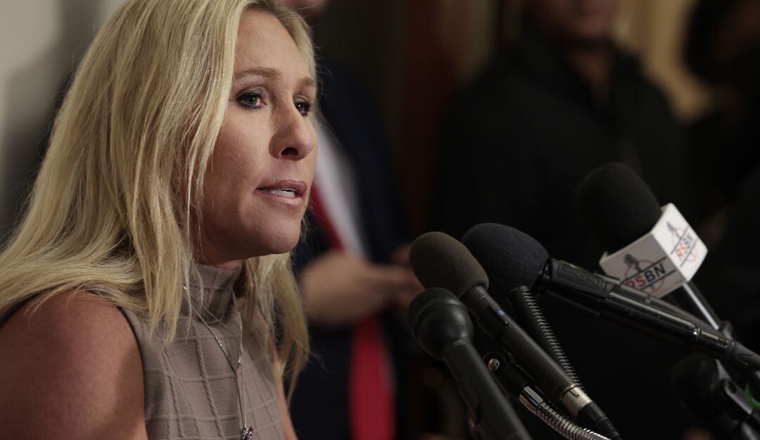 La congresista republicana Marjorie Taylor Greene